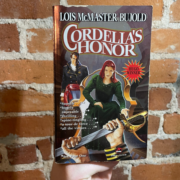 Cordelia’s Honor - Lois McMaster Bujold - 1999 Baen Books Paperback - Foil Embossed Gary Ruddell Cover