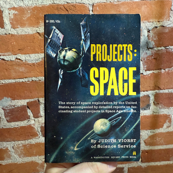 Projects: Space - Judith Viorst - 1961 1st Washington Square Press Paperback - Ex Lib