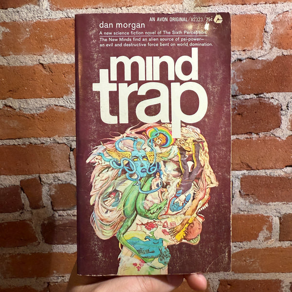 Mind Trap - Dan Morgan - 1970 Avon Books Paperback - Bernard D'Andrea Cover