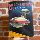 Merchanter’s Luck - C.J. Cherryh - 1982 BCE Daw Books Hardback - Richard Courtney Cover GC M33