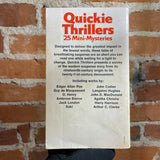 Quickie Thrillers: 25 Mini Mysteries - Edited by Arthur Liebman - 1977 Pocket Books Paperback