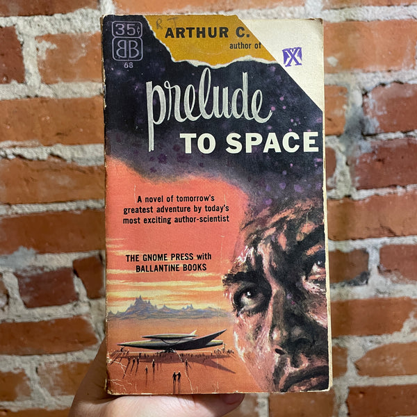 Prelude To Space - Arthur C Clarke - 1954 Ballantine Books Paperback - Richard Powers Cover