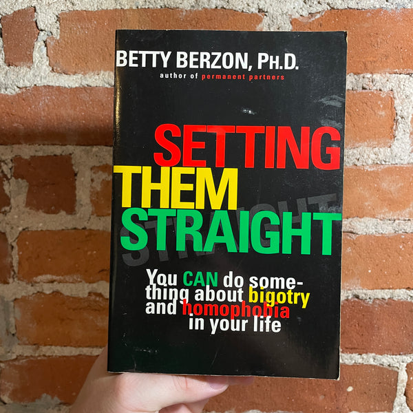 Setting Them Straight - Bety Barzon - 1996 Plume Penguin Paperback