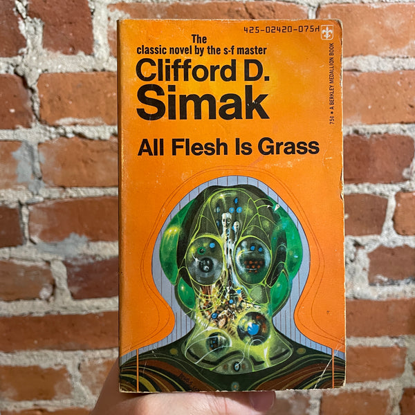 All Flesh is Grass - Clifford D. Simak - 1966 2nd Berkley Medallion Paperback - Richard Powers Cover