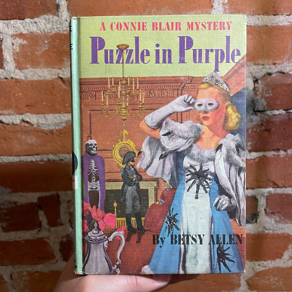 Puzzle in Purple - Connie Blair Mystery - Betsy Allen - 1948 Grosset & Dunlap Hardback