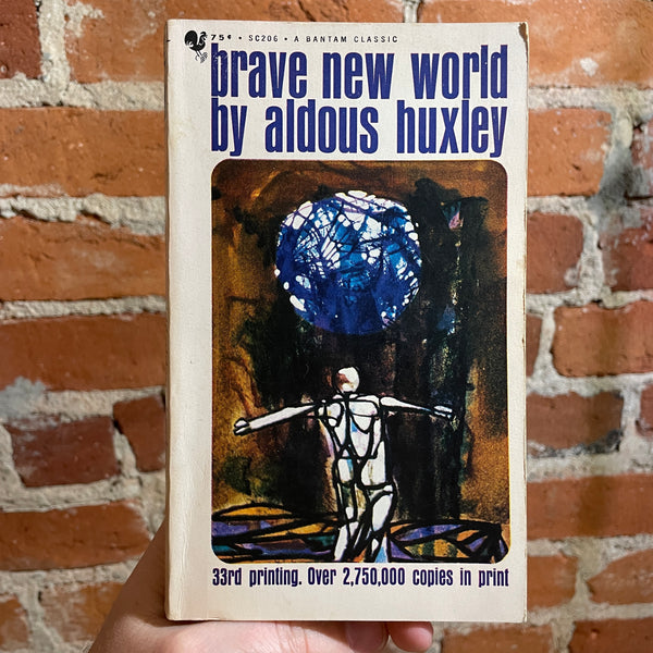 Brave New World - Aldous Huxley 1966 36th Printing Bantam Paperback - Lynn Sweat Cover