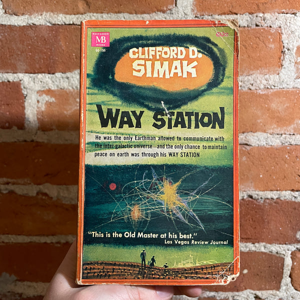 Way Station - Clifford D. Simak - 1964 Macfadden Books Paperback - Richard Powers Cover