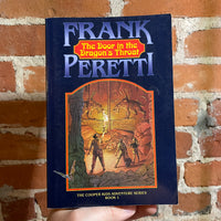 The Door in the Dragon’s Throat - Frank Peretti - 1990 Crossway Books Paperback - David Yorke Cover