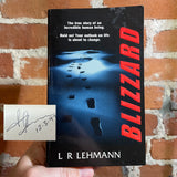 Blizzard - L.R. Lehmann - 1977 SIGNED QuickReadPress Paperback