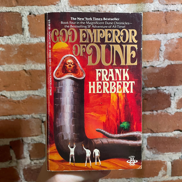 God Emperor of Dune - Frank Herbert - 1984 9th Berkley Books Paperback