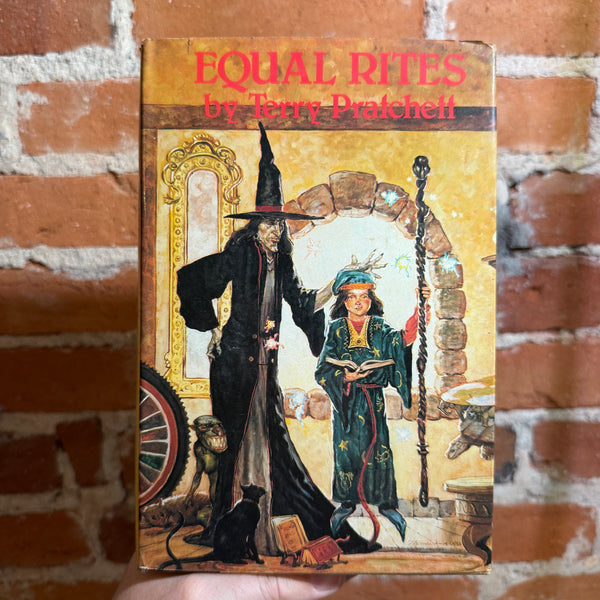 Equal Rites - Terry Pratchett - 1987 BCE New England Library Hardback - Thomas Kidd Cover