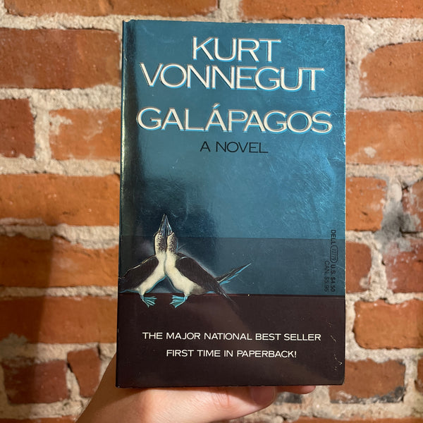 Galapagos - Kurt Vonnegut - 1986 Dell Books Paperback - Foil Embossed Cover