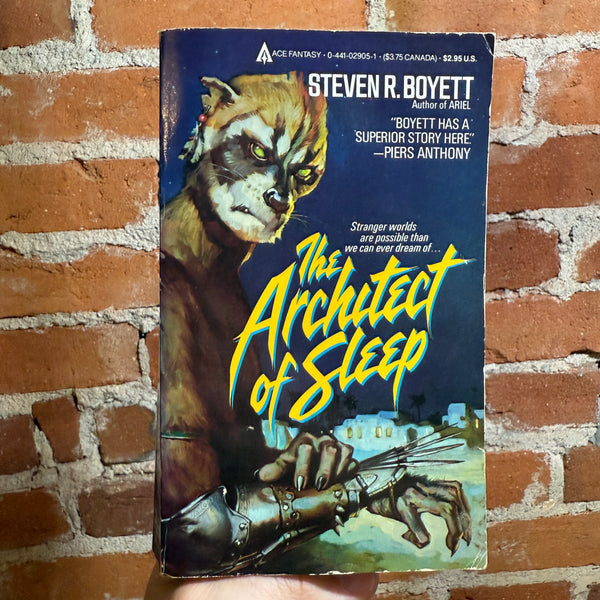 The Architect of Sleep - Steven R. Boyett - 1986 Jim Gurney Cover Art - Ace Books Paperback Edition
