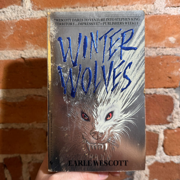 Winter Wolves - Earle Wescott - 1989 Bantam Books Paperback - Tom Hallman Foil Cover