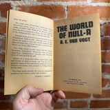 The World of Null-A - A.E. Van Vogt - 1948 Ace Books Paperback - Ed Emshwiller Cover