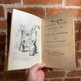 Vanity Fair: A Novel Without a Hero / Lovel the Widower - William Makepeace Thackeray - Rare Marbled Boards Lovell, Coryell & Company Hardback Circa 1890s Thackeray’s Works Edition