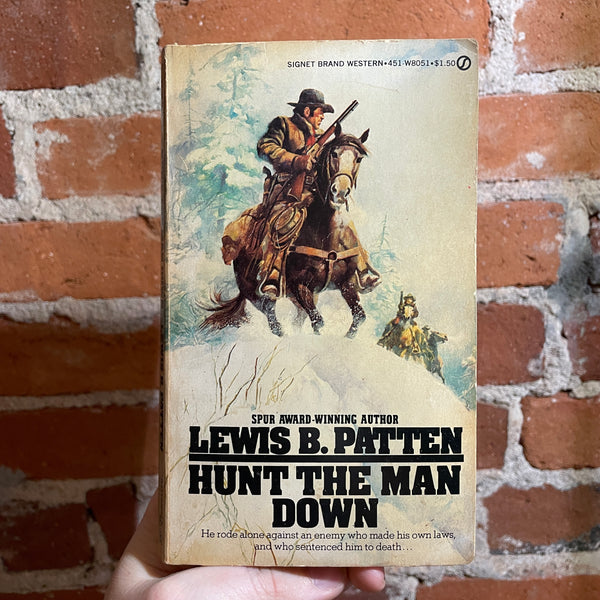 Hunt the Man Down - Lewis B. Patten - 1978 1st Signet Books Paperback