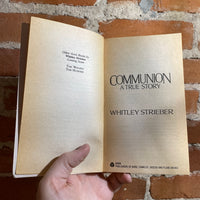 Communion - Whitney Strieber - 1998 Avon Books PB - Ted Jacobs Cover