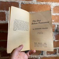 The Day Before Tomorrow - Gerald Klein - 1972 Daw Books Paperback - Josh Kirby Cover