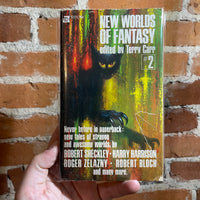 New Worlds of Fantasy -#1-3 - Edited by Terry Carr - Ace Books Paperback - Frank Kelly Freas Covers