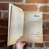 Slan - A.E. Van Vogt - 1951 2nd Printing Hardback Simon & Schuster