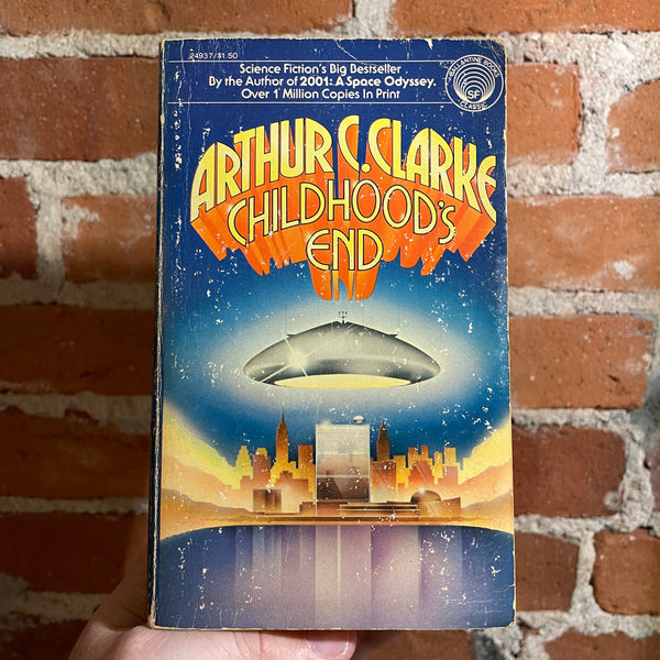 Childhood’s End - Arthur C. Clarke - 1974 Bantam Books Paperback - Stanislaw Fernandes Cover