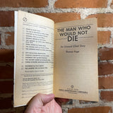 The Man Who Would Not Die - Thomas Page - 1982 Signet Books Paperback
