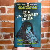 Net of Cobwebs & The Unfinished Crime - Elizabeth Sanxay Holding - Ace Double Paperback
