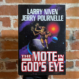 The Mote In God’s Eye - Larry Niven & Jerry Pournelle - 1974 Simon & Schuster Hardback - Lee MacLeod Cover
