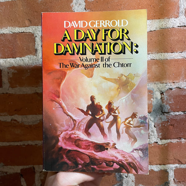 A Day for Damnation: Vol 2 of the War Against the Chtorr - David Gerrold - 1984 Timescape Books Paperback - Boris Vallejo Cover