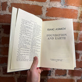 Foundation and Earth - Isaac Asimov - 1986 1st Doubleday Hardback - Alan Wallerstein Cover