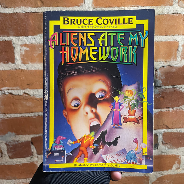 Aliens Ate My Homework - Bruce Coville - 1993 Illustrated Minstrel Books Paperback