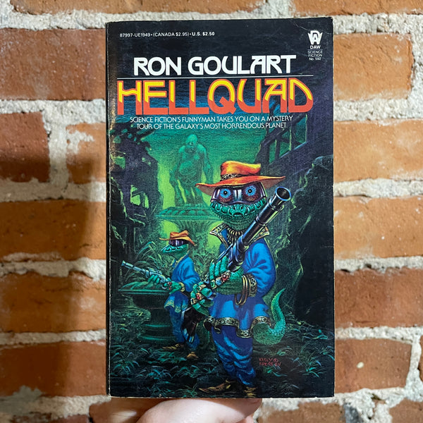 Hellquad - Ron Goulart - 1984 Daw Books Paperback - Frank Kelly Freas Cover