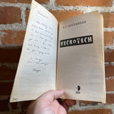 Necrotech - K.C. Alexander - 2016 Angry Robot Paperback - Cody Tilson Cover