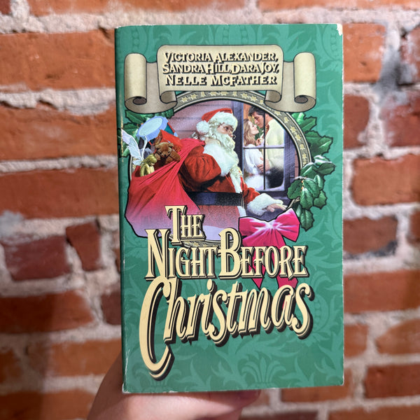 The Night Before Christmas - Victoria Alexander + More - 1999 Love Spell Paperback - John Ennis Cover