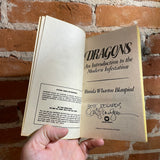 Dragons - Pamela Wharton Blanpied - SIGNED 1981 Warner Books - Carl Lundgern Cover