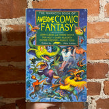 The Mammoth Book of Awesome Comic Fantasy - Edited by Mike Ashley - 2001 1st Carroll & Graf Paperback - Julek Heller Cover