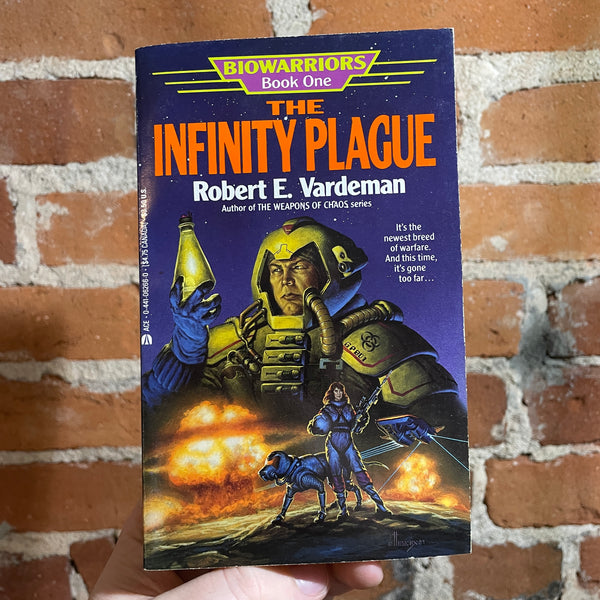 The Infinity Plague (Biowarriors: Book One) - Robert E. Vardeman - 1989 Ace Books Paperback - Richard Hescox Cover