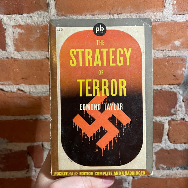 The Strategy of Terror - Edmond Taylor - 1942 Pocket Books Paperback
