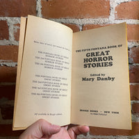 The 5th Fontana Book of Great Horror Stories - Edited by Mary Danby - 1972 1st Beagle Books Paperback