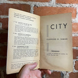 City - Clifford D. Simak - RARE 1954 1st Permabooks Paperback Edition - Richard Powers Cover