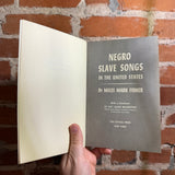 Negro Slave Songs in the United States - Miles Mark Fisher - 1963 The Citadel Press Trade Paperback