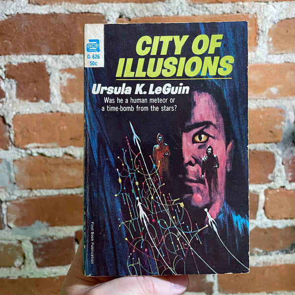 City of Illusions - Ursula K. Le Guin -1967 Ace Books paperback - Jack Gaughan Cover