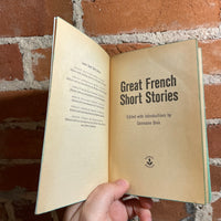 Great French Short Stories - Selected by Germaine Bree - 1960 1st Dell Books Paperback - John Alcorn Cover