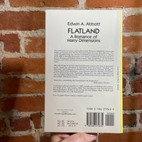 Flatland: A Romance of Many Dimensions -   Edwin A. Abbott- 1992 Dover Paperback