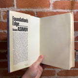 Foundation’s Edge - Isaac Asimov - 1982 BCE Doubleday Hardback - Joe Caroff Cover