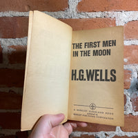 The First Men in the Moon - H.G. Wells - 1967 Berkley Highland Paperback - Paul Lehr Cover