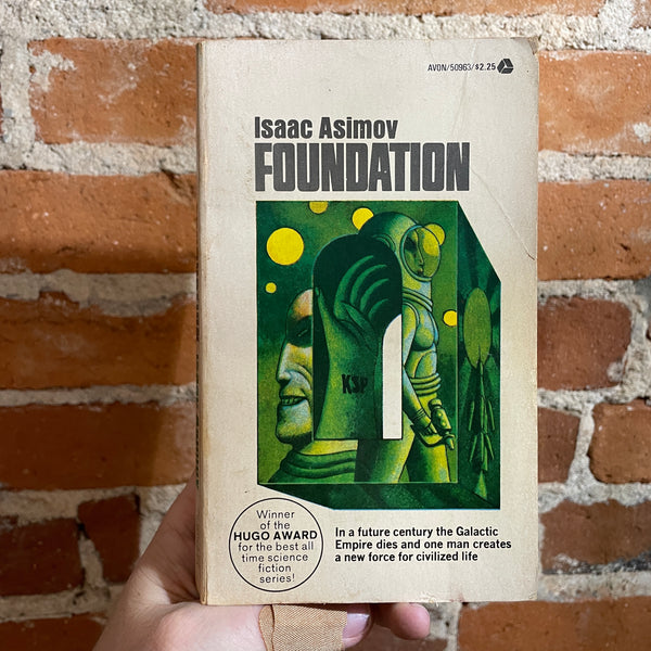 Foundation - Isaac Asimov - 1966 34th Avon Books Paperback - Don Punchatz Cover