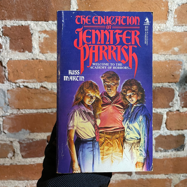 The Education of Jennifer Parrish - Russ Martin - 1988 2nd Tor Books Paperback - John Melo Cover