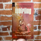 Wolfling - Gordon R. Dickson - 1969 1st Dell Books Paperback - Jeff Jones Cover